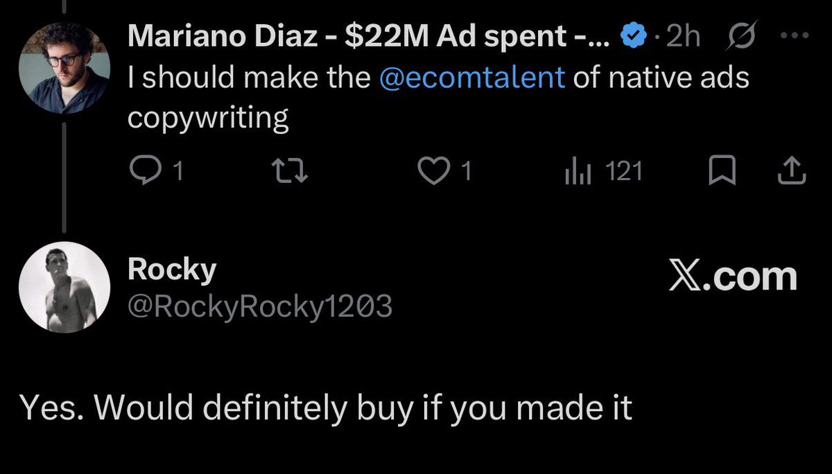 Mariano Diaz - $22M Ad spent - Creative Strategist tweet media