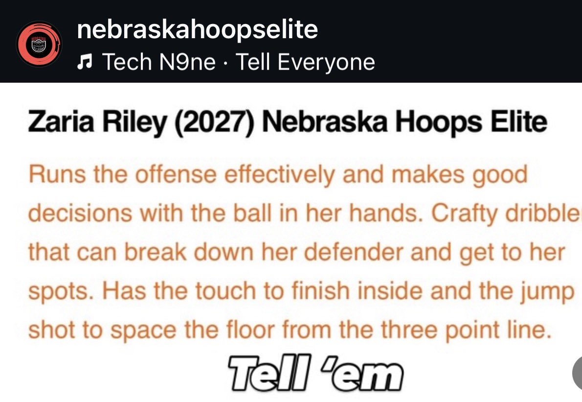 ZariaRiley27's tweet photo. Thank you for the write up and recognizing my skills and abilities on the floor!! @OPS_VikingsGBB @NHE17Ugirls @EPIC_4_Girls @Elite40League @NE2KHoops https://t.co/6vEEXLmSmU
