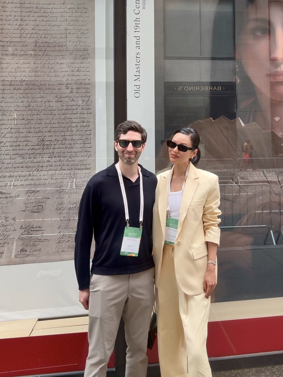 mattmedved's tweet photo. gm from @ChristiesInc 

another great Art + Tech Summit in the books https://t.co/hbryFfsCmk