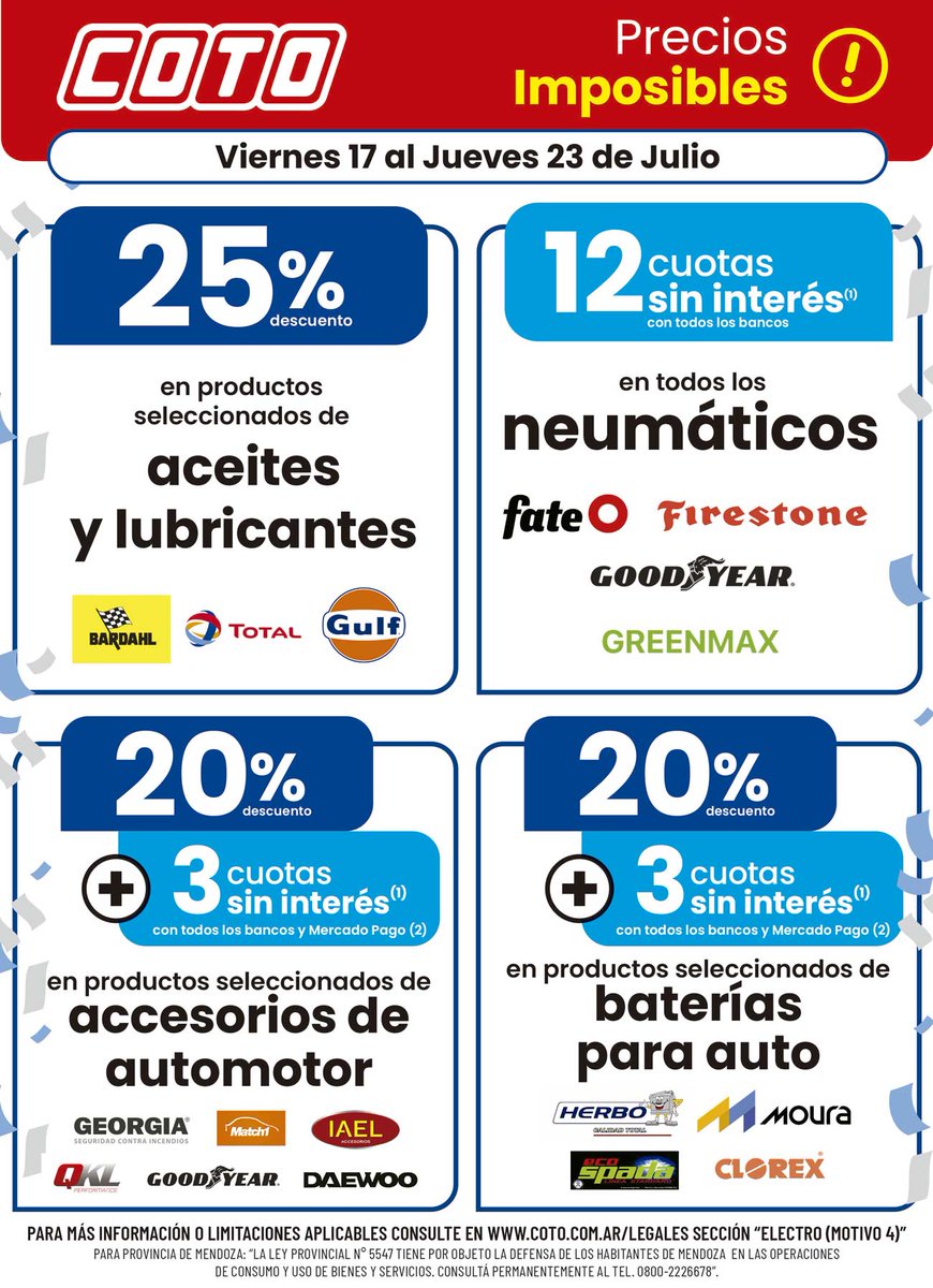 Coto_Ar's tweet photo. Descuentos imperdibles. 🙌

Hacé tus compras ahorrando 💯

Sumate a nuestro canal de WhatsApp 👉
https://t.co/lGKEeBaf98 https://t.co/K3p6sm8Qnb