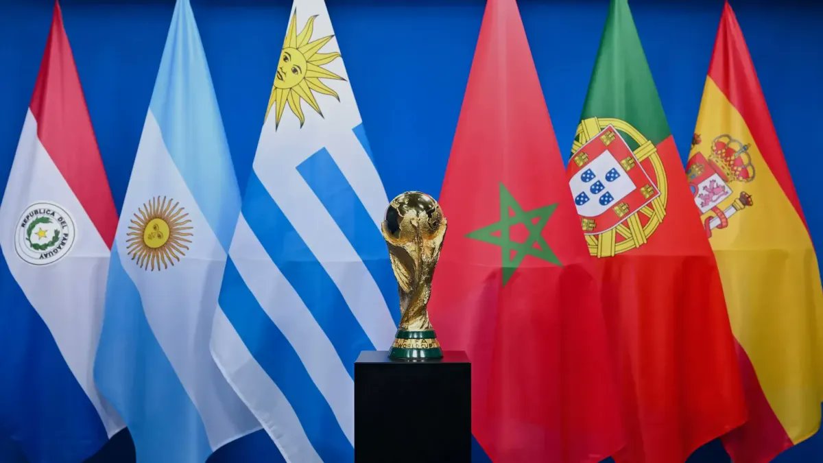 redeglobomeioam's tweet photo. A #CopadoMundoFIFA de 2030 Ocorrerá Entre 08 de Junho e 21 de Julho de 2030. Em Celebração Ao Centenário do Torneio, Será Realizada Em Seis Paises de Três-Continentes A Maior Parte dos Jogos Será Sediada Por Espanha, Portugal e Marrocos, Enquanto Argentina, Uruguai e Paraguai. https://t.co/Hv4QDHNl7E