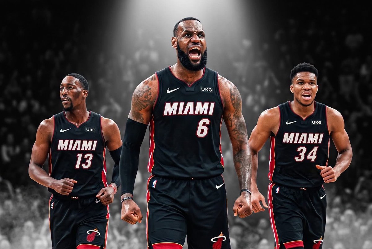 WadexFlash's tweet photo. Things that are working in Miami Heat’s favor for LeBron James:

- Giannis Antetokounmpo is the best player from anyone on his list of teams

- LeBron has had interest playing with Giannis for some time

- familiarity with Spo and Pat Riley

- strong culture he’s looking for

- Miami’s weather and scenery for Golf

- LeBron had more success in Miami than Cleveland

- LeBron’s wife misses Miami

- LeBron may not want to add an 4th team to his career

- would be the main playmaker

Miami is the best situation for LeBron.