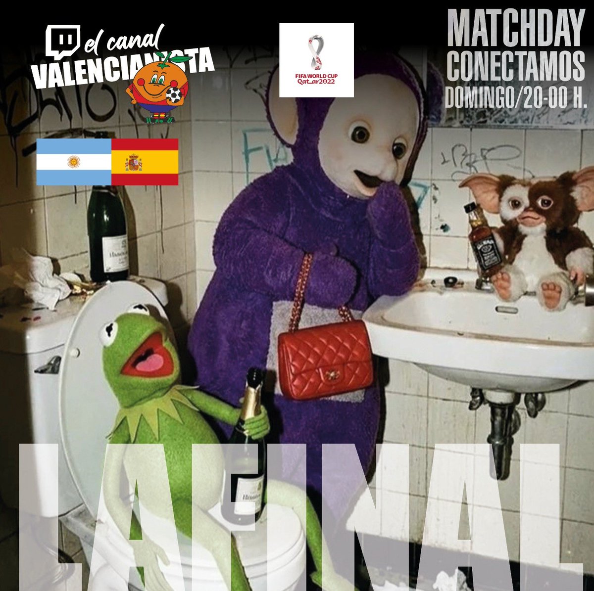 ECValencianista's tweet photo. MATCHDAY DOMINGO 🇪🇸
CONEXIÓN #GafarronDeportivoMundial
El canal de los #MURCIELAGOS
➡️Previa #EspañaArgentina
➡️Previa, Partido y Comentarios
➡️Y lo mejor... Sin RD de #Corberan
➡️Vive la final en #Elcanaldelaaficion
⌚️A partir 20H
📺DIRECTO https://t.co/RTZvHtNVmE https://t.co/xTgS2nvzuN