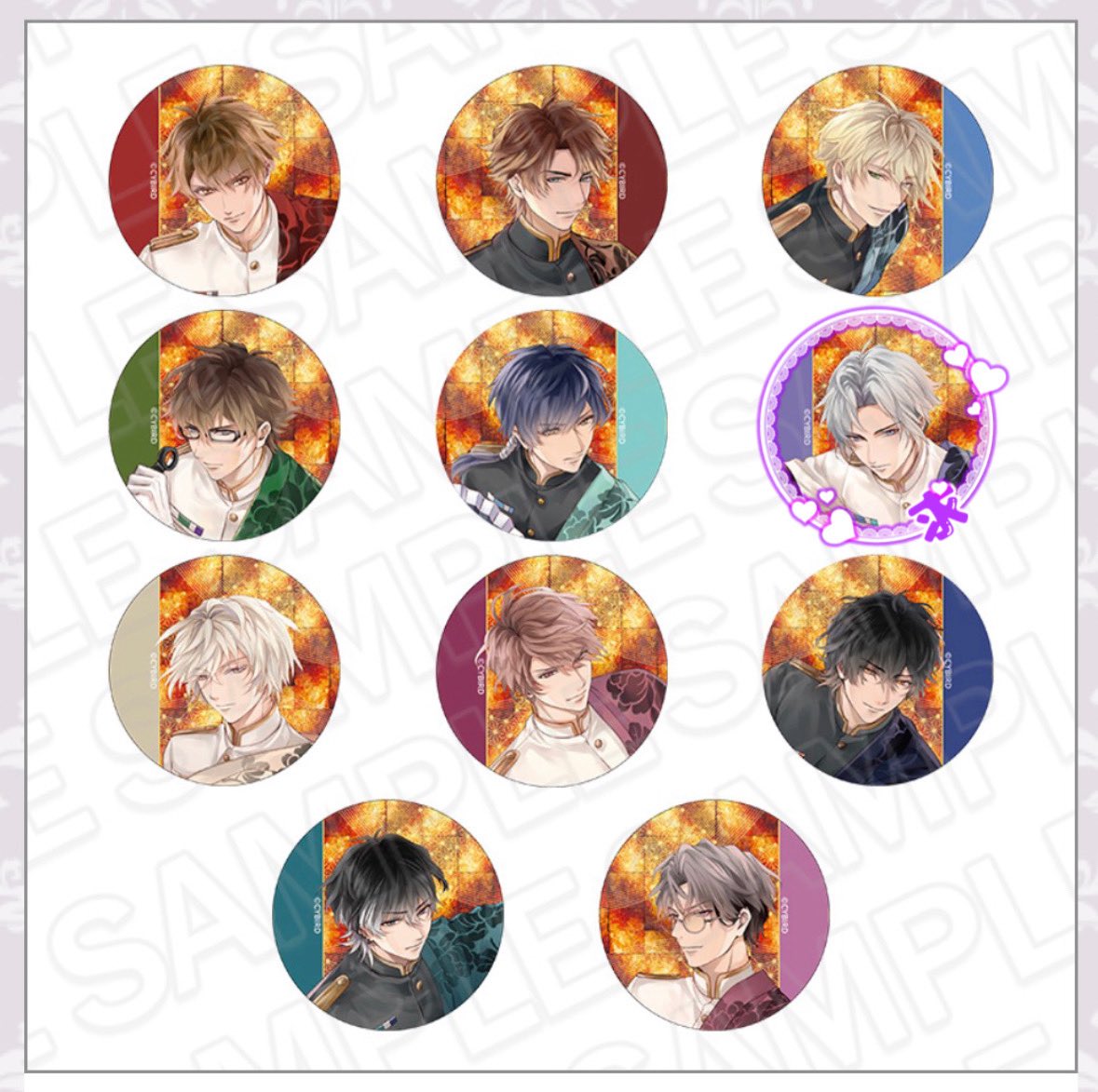 y__o2jk's tweet photo. 【交換 仮約束】イケメン戦国 イケ戦 サイショ 缶バッジ  11周年

求 ▷ 兼続

譲 ▶ その他 武将様方 or ~定価(＋送料)

💜諸事情で2日目参戦となるため、購入出来ない可能性もあります(40~ 購入予定)
💜兼続譲渡のお声がけ◎ (現時点上限なし)

お気軽にお声がけください🙇🏻‍♀️ https://t.co/RSKVcbsxj0