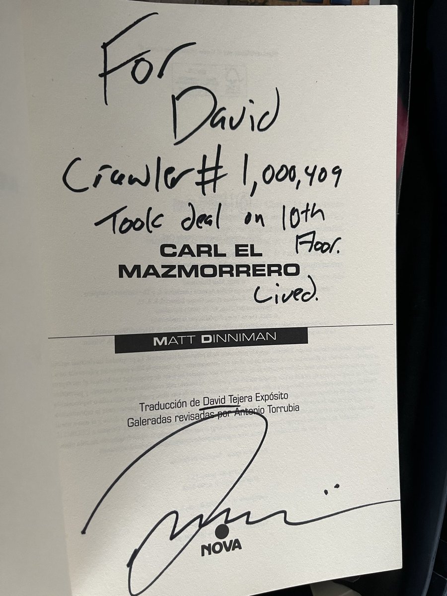 Squallido's tweet photo. ¡Tengo número de mazmorrero! Thanks @mattdinniman! https://t.co/aJuez2MmCF