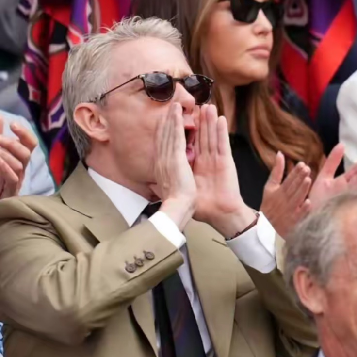 TimTietjens's tweet photo. 🙂Happy #FreemanFriday😃just can't get enough of him at Wimbledon #MartinFreeman😎 https://t.co/QzmU1jH1eh