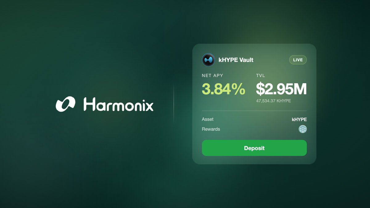 harmonixfi's tweet photo. GM kHYPE holders https://t.co/9iGhI6eSHw