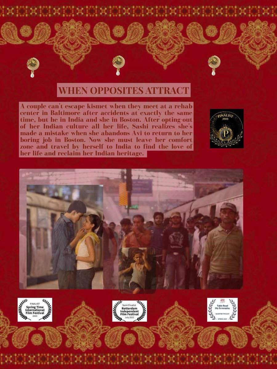 52Variables's tweet photo. Are you perhaps just TOO busy when you don’t notice that your #bollywood #romcom #whenoppositesattract won #bestfeaturescript ? I was so happy to be an official selection! Have to update the laurels to an entireWorking on making a  #proofofconceptfilm @anshulikakapoor https://t.co/7SrrpGTz6G