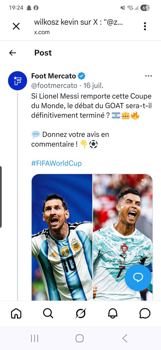 zounyncnd's tweet photo. @KevinWilkosz @footmercato Euh... 🤔 au cas où le débat il repose sur ça de base reste focus stp et pour revenir sur l'adversité tu voulais savoir quoi ? En plus t'es algérien t'as vu ce que Messi a fait contre l'Algérie et tu fais la pub de Messi ? 😅🤣 https://t.co/tdDWSOPfcL