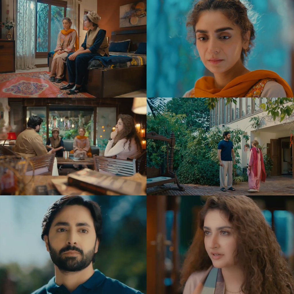 DTsEmpire01's tweet photo. Sayhaan: Please try to understand… it’s not safe for you to stay here.

Elham: Your safety is the most important thing.

Both Sayhaan and Elham are deeply worried about Rania Wazir's safety.❤️

#DanishTaimoor || #HibaBukhari 
#Humrahi https://t.co/fRWE3zTqGY