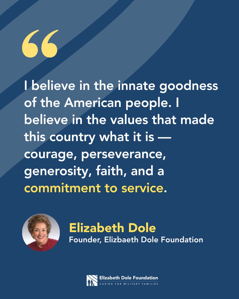 DoleFoundation's tweet photo. For 90 years, her leadership has strengthened communities, shaped public policy, advanced humanitarian causes, and inspired countless Americans to dedicate themselves to serving others. 💛 https://t.co/ZI56QKOkuL