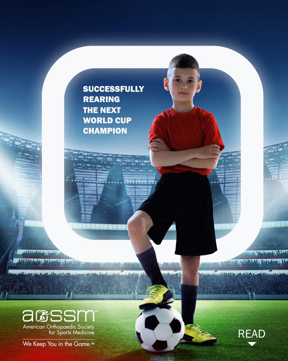 aossm1972's tweet photo. With the World Cup entering its final days, the spotlight is on elite performance—but every champion's journey starts long before the biggest stage. Read "Successfully Rearing the Next World Cup Champion" featured in the latest issue of #SportsMedicineUpdate for evidence-based insights on fostering performance, resilience, and long-term success.

https://t.co/SluOQFcMZf