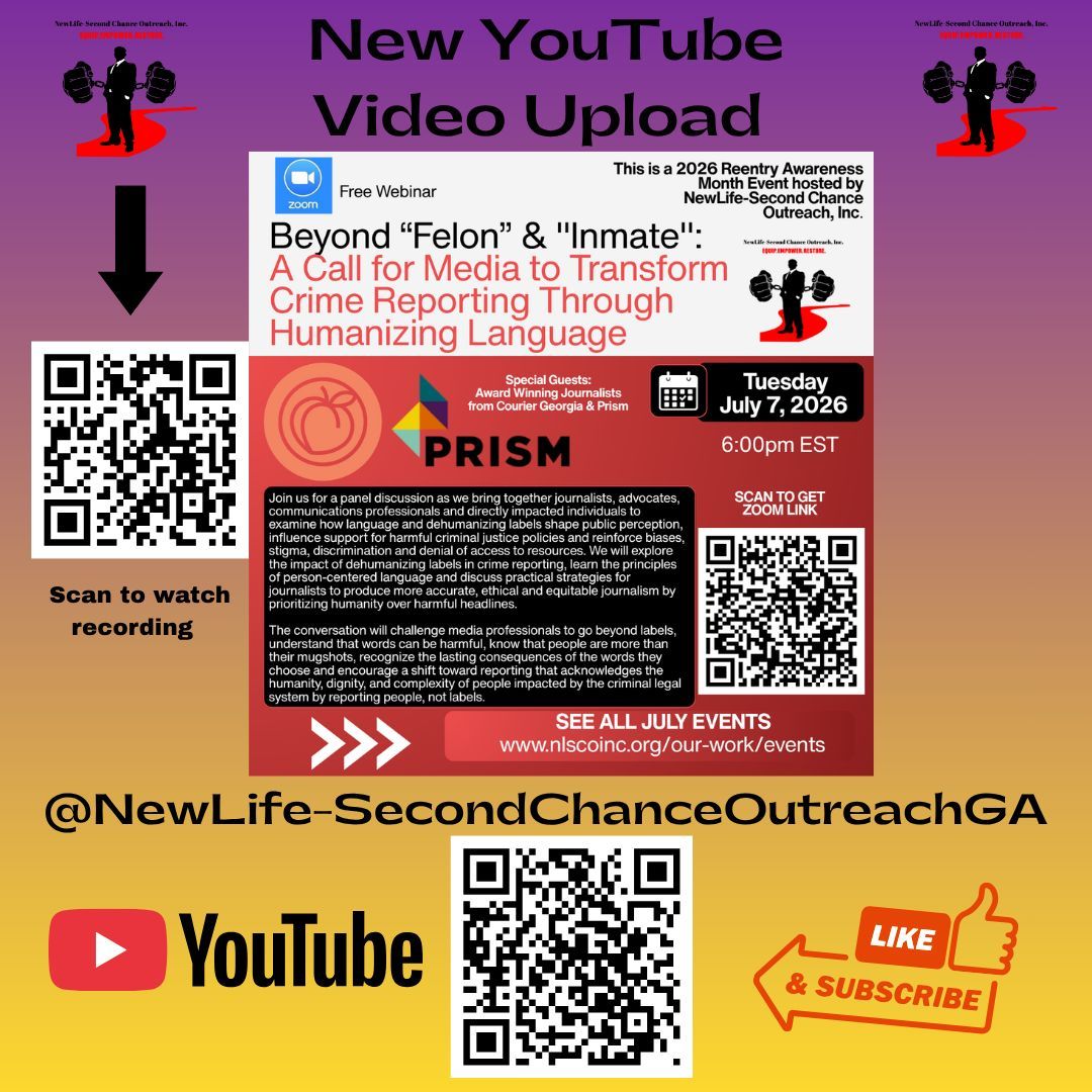 NLSecondChance's tweet photo. In case you missed last week's discussion with Colleen Hamilton of @Couriernewsroom and Tina Vasquez &amp; Derek Trumbo, Sr. of @prismreports, that challenged the media to go beyond their biases when reporting crime, you can watch it on YouTube: https://t.co/Zon5Al5yYr https://t.co/X4EC5VndIg