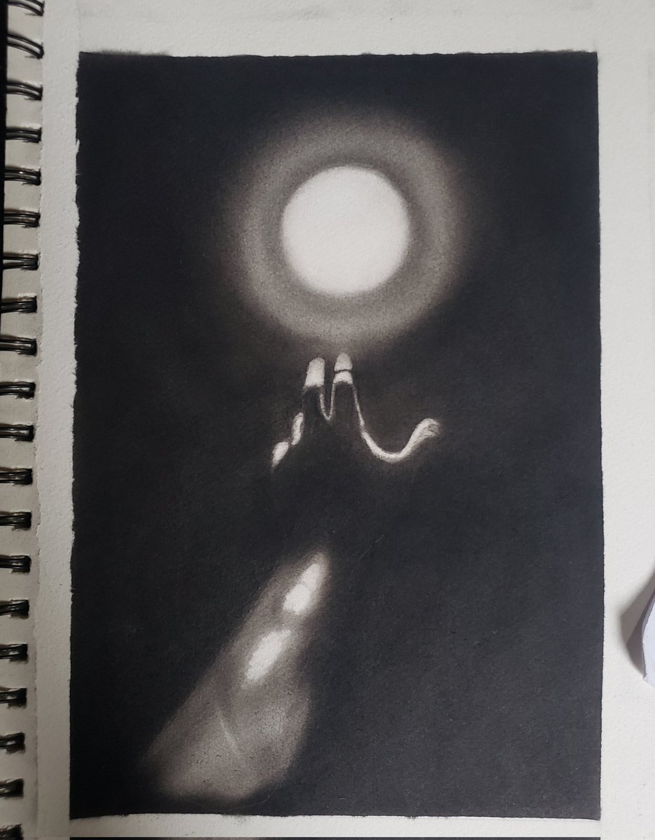 theweirdkiddave's tweet photo. Day 12 ..I tried to draw light 🙏
Title: A Touch Of Hope
#TAFAnniversaryChallenge https://t.co/CgHWxZ9OIK