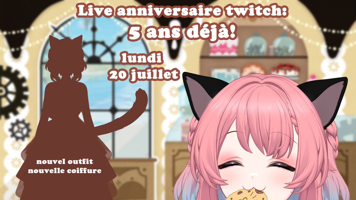 🍪Endoku🍪20 juillet: 5ans twitch tweet media