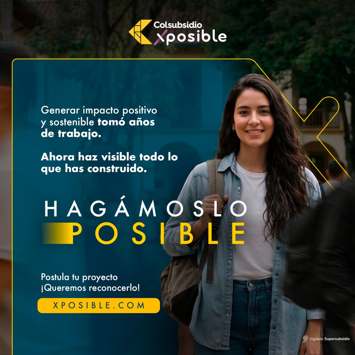 ComSostenible's tweet photo. Desde la Red de Periodistas los invitamos a participar de Xposible, una iniciativa que reconoce y visibiliza los proyectos empresariales que están generando un impacto positivo en Colombia y contribuyen al desarrollo sostenible. 
Link de postulación: https://t.co/jcTg78Hrkt https://t.co/xED9k7BXzJ