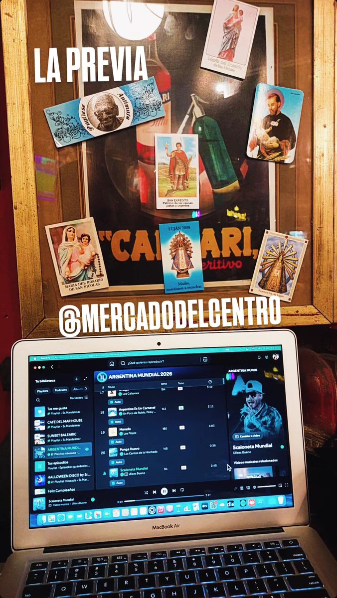 SrMardelmar's tweet photo. El domingo,musicalizado la previa de Argentina - España en @MercadoCentro desde las 13hs, alentando con música mundialista (espero no llegar a la cábala del baño) https://t.co/P06foZeRN1