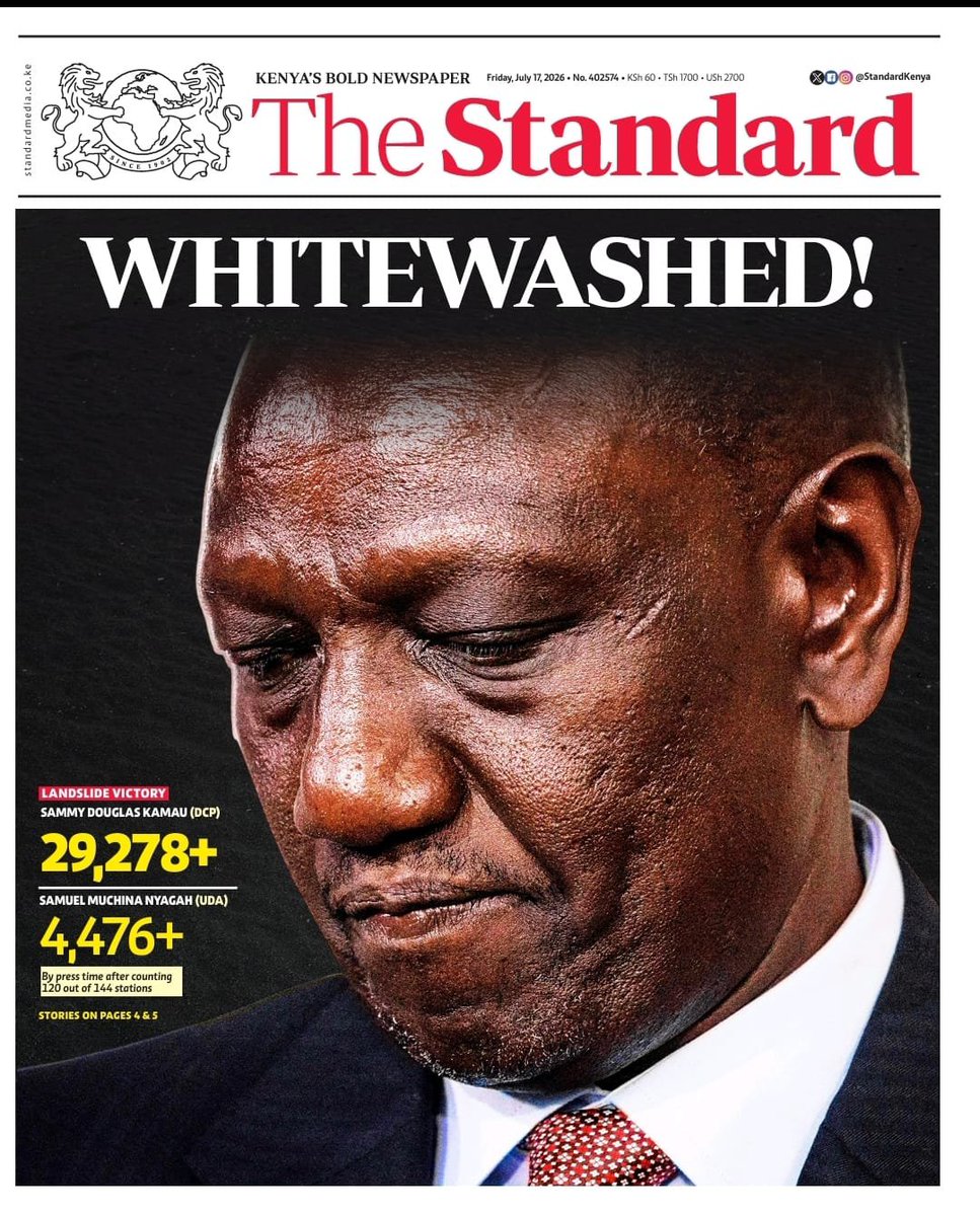 GKariuki_034's tweet photo. It's a real WHITEWASH.
Unaoshwa na maji ya dam na hupakwi mafuta. Unaparara ajab!

Ol Kalou has given us a greenlight https://t.co/BYprP2hPRX