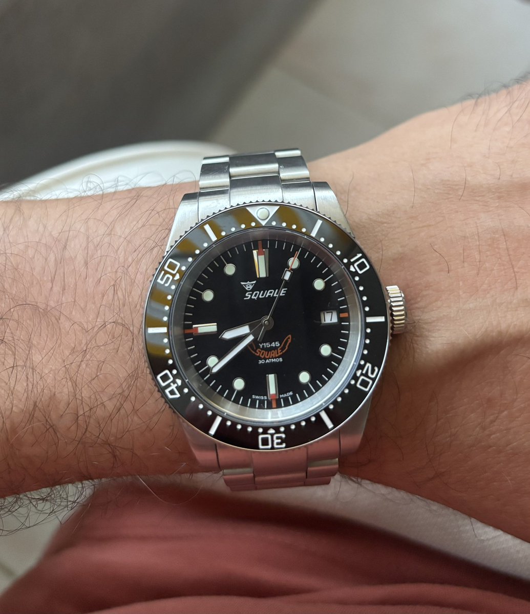 Maker`s 46様 Cuma #wristcheck ile haftayı kapatalım. Squale Y1545 SW200