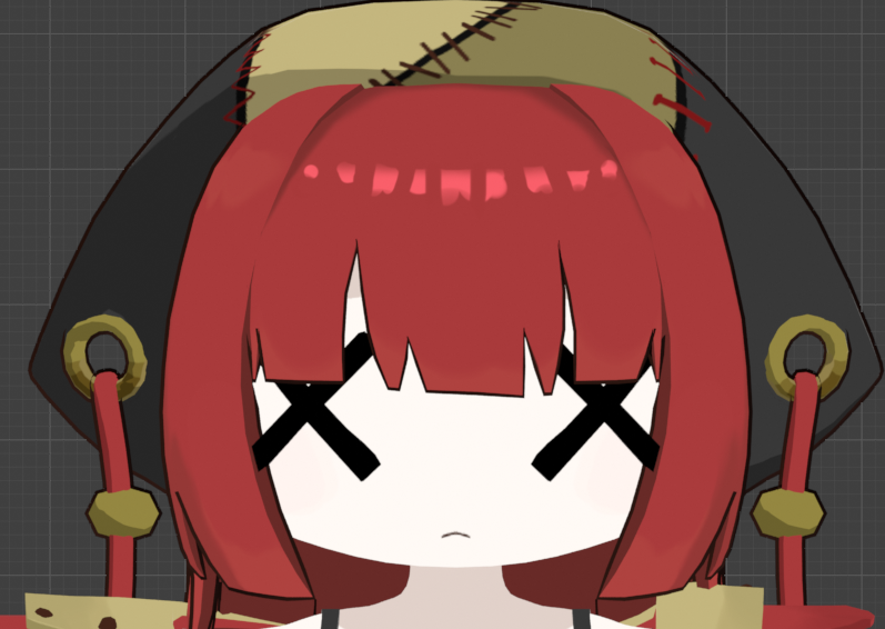 numesote's tweet photo. #blender　＃b3d
メガネ差分とシェイプキー特殊表情っぽいの https://t.co/1vF44AxQ1I