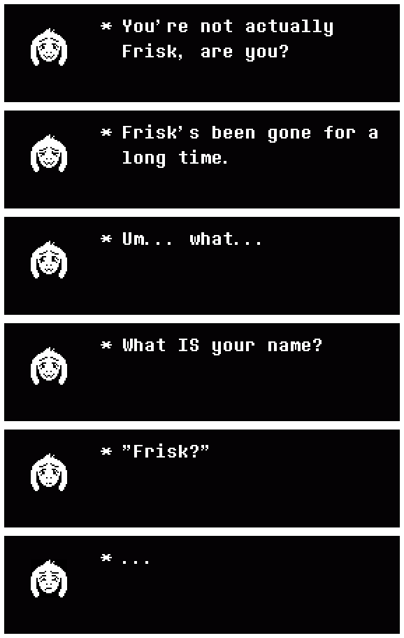 Tairbaz's tweet photo. The worst part about undertale hard mode never releasing is that we will never get to see this interaction https://t.co/xMmCxtuF9S