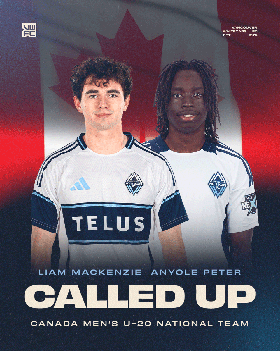 WFCAcademy's tweet photo. To the international stage 🇨🇦💫

Liam Mackenzie and Anyole Peter have been named to Canada's Men's U-20 roster for the upcoming 2026 Concacaf U-20 Championship in Mexico 👏🔥

📰 | https://t.co/Ol2ae9Lg3f

#VWFC https://t.co/M7Uz3yHizd