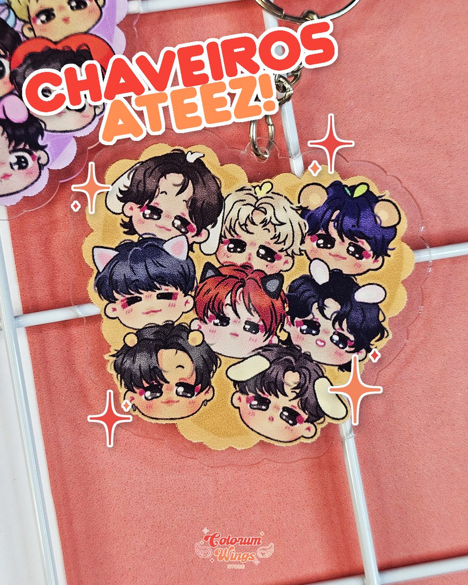 colorumwings's tweet photo. Nossos chaveiros de corte especial do SKZ já esgotaram, mas ainda temos do BTS e do Ateez para completar sua coleção! 

Acesse: https://t.co/5nCQ1p622z

E adquira seu grupo favorito! https://t.co/ek7itlRbtz
