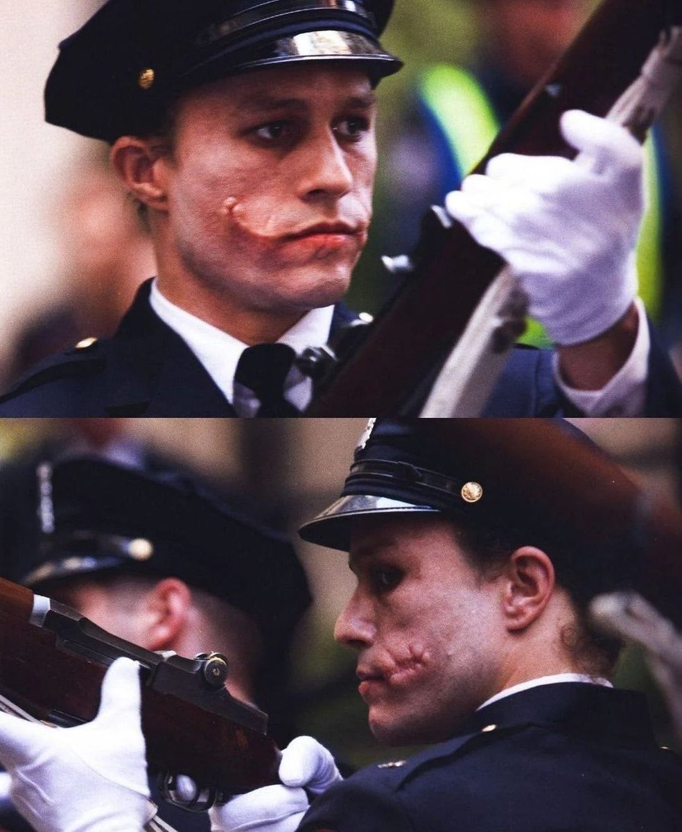 oldmedia's tweet photo. Heath Ledger Without Makeup In The Dark Knight https://t.co/YONMwNILP9