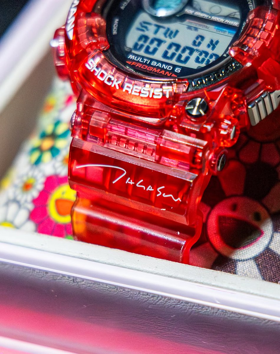 Takashi Murakami x G-SHOCK Frogman limited to 300 units 🌺