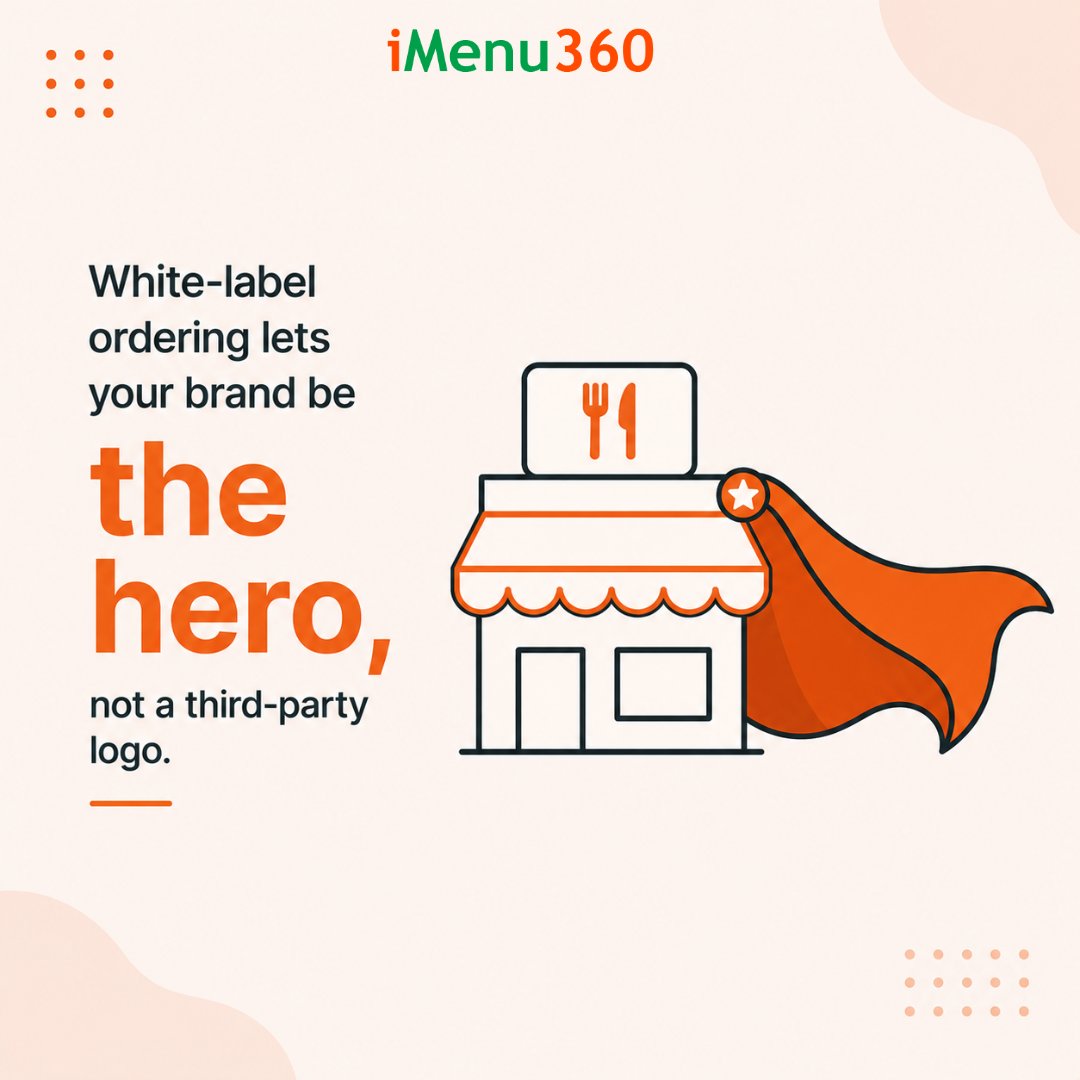 iMenu360support's tweet photo. Your brand should be the star. White-label ordering means every order reinforces your identity—never a third-party logo. iMenu360 puts you front and center. https://t.co/fcSu0ByKpT