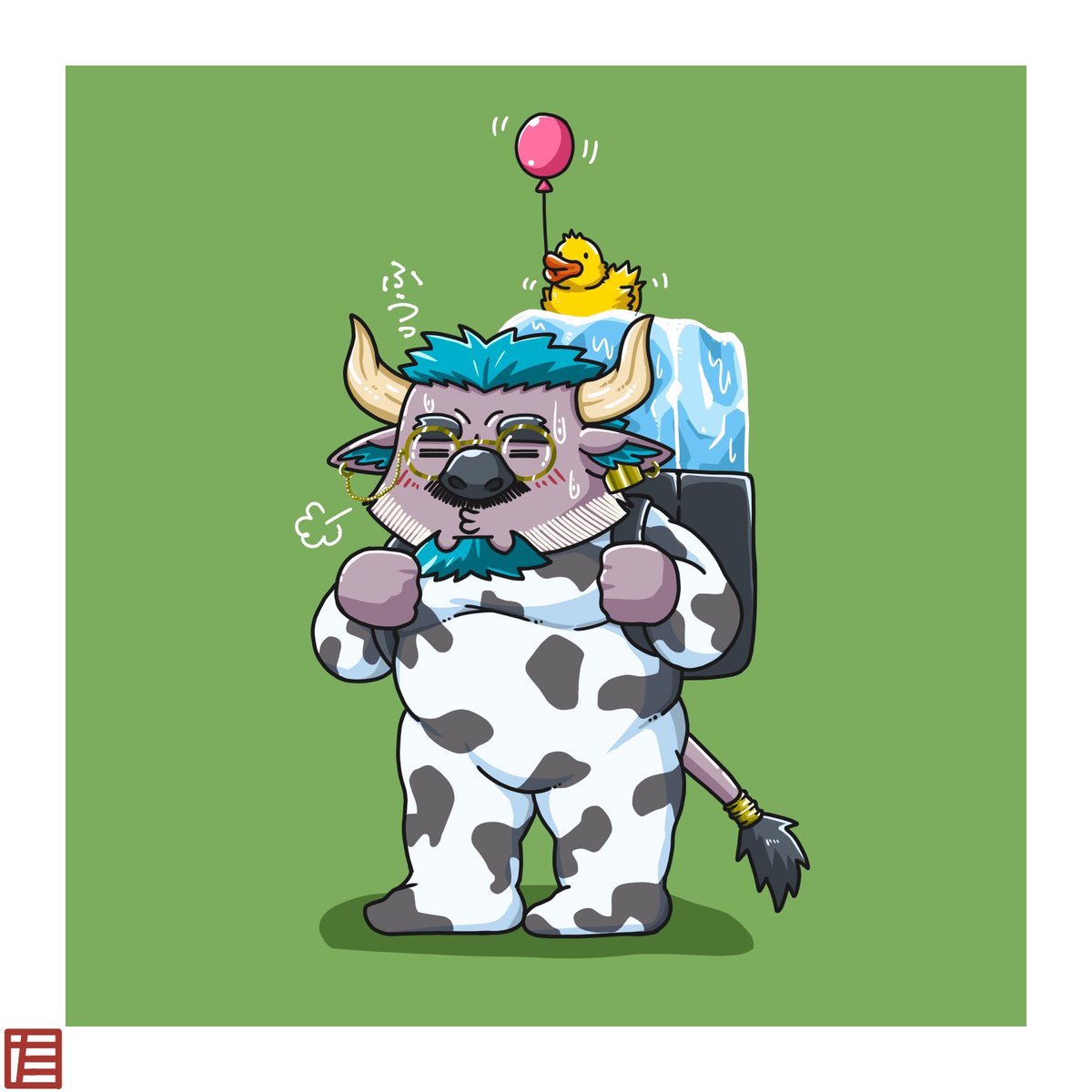 hige_duck's tweet photo. ずっと描けてなかったフォロワっさん1000人感謝絵でござい〼
何だかんだと細々とここまで来て、いつまで続くか本人にもわからん感じですが今後ともよろしくお願いし〼

季節感出したら暑中お見舞いっぽくなったので、それも兼ねさせていただいて🙏

#たくあんの落描き https://t.co/oFfsai4ELs