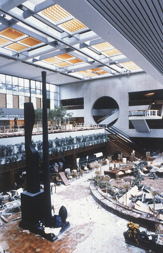 KCTV5's tweet photo. On the evening of July 17, 1981, tragedy struck Kansas City.  

Forty-five years later, we remember the Hyatt Regency collapse and the 114 lives lost, and the countless families affected.  

STORY >>> https://t.co/DhnJOm4KDH https://t.co/F2FcKS9Und
