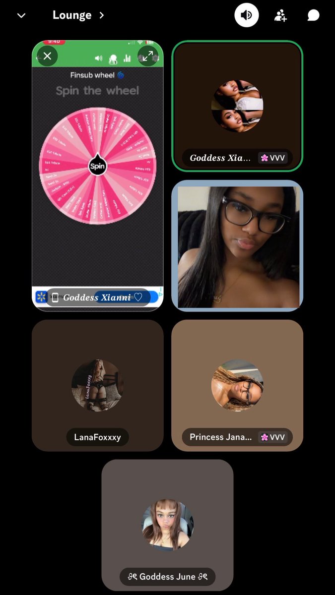 VisciousDiscord's tweet photo. Some of our first group wheel spins, featuring our beautiful dommes🩷 https://t.co/47bwjmynp0