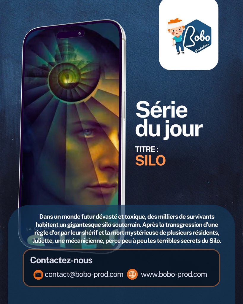 bobo_prod's tweet photo. Dans un monde futur dévasté et toxique, des milliers de survivants habitent un gigantesque silo souterrain. Après la transgression d'une règle d'or par leur shérif et la mort mystérieuse de plusieurs résidents, Juliette, une mécanicienne, perce peu à peu les terribles secrets … https://t.co/uTZxitdkpd