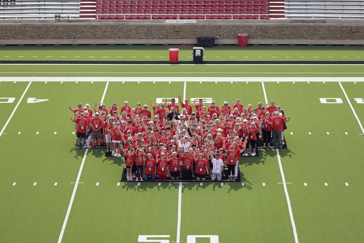TTUAlumniAssoc's tweet photo. That's a wrap on Legacy University 2026! 🎓❤️
Congratulations to this year's graduates! We hope your family enjoyed three days filled with traditions, unforgettable experiences and memories that will last a lifetime. Thank you for joining us, we can't wait for next year! #LegacyU https://t.co/KQ18KkoDEU
