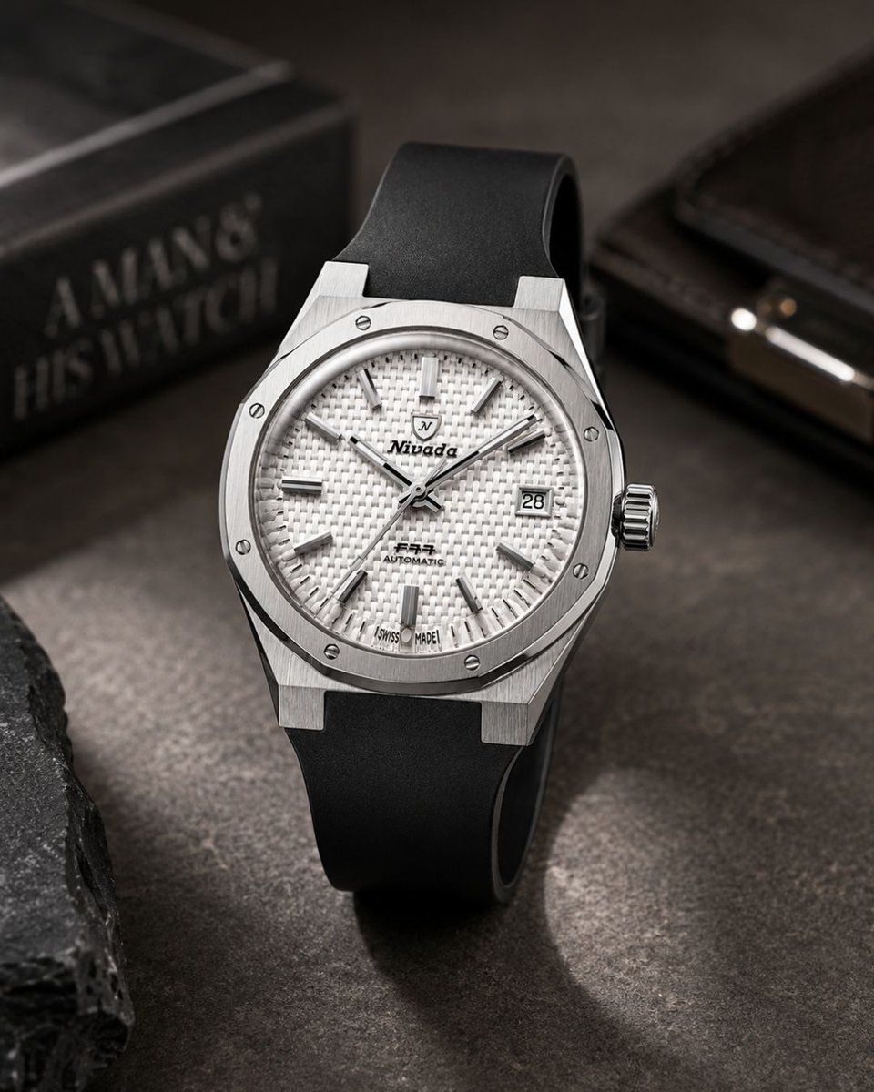 abtsaat's tweet photo. Nivada Grenchen F77 SST White MK2 💣
38 mm paslanmaz çelik kasası, beyaz dokulu kadranı ve siyah silikon kayışıyla sportif görünümü zarif detaylarla buluşturur.
Link: https://t.co/lEp7u0odGK
#nivada #abt #abtsaat #69014A77-DR https://t.co/3X0WP8XHvO