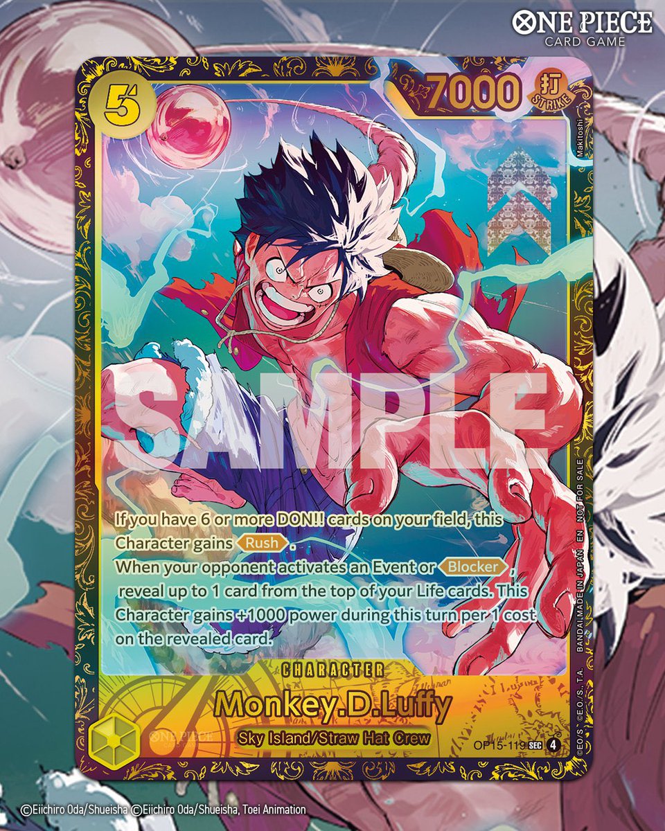 🏴‍☠️ Regionals Season 2 prize cards are here! Monkey D. Luffy