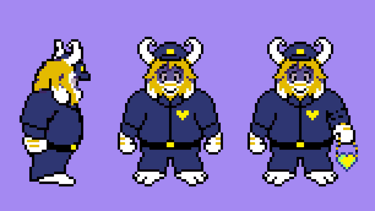RedactedAtlas's tweet photo. Deltaswap Asgore (Carol<->Asgore)

Asgore is the current head of the Hometown police force. He may not be as cold as Carol but you can't shake the feeling that there's something more behind that smile and cheery demeanor... https://t.co/yzdHdZIer5