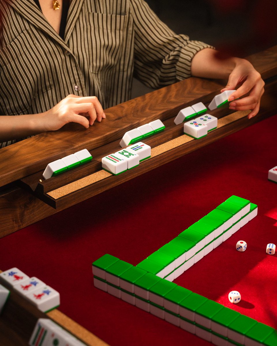 WyrmwoodGaming's tweet photo. The difference between a good Mahjong setup and a great one is the accessory🀄 Launching this Saturday, July 18.🔥 Website link in bio https://t.co/2ikej9E4xJ