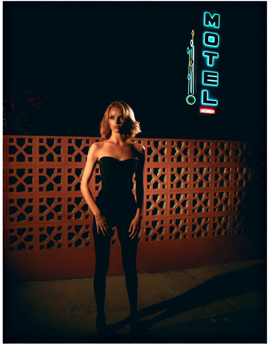 MaxThompson_'s tweet photo. Hollywood after dark with Sophia https://t.co/RxuCfIiase