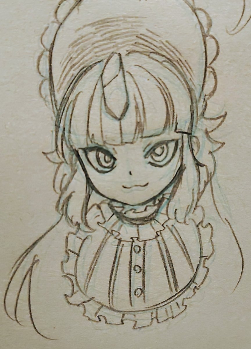 tomo_tty_ido's tweet photo. アナログ落書き https://t.co/Ny8CPKOzyd
