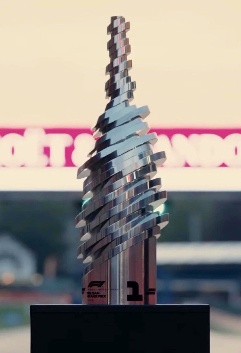 ln4norris's tweet photo. the 1st place trophy for spa! https://t.co/sT6Tjy9z4X