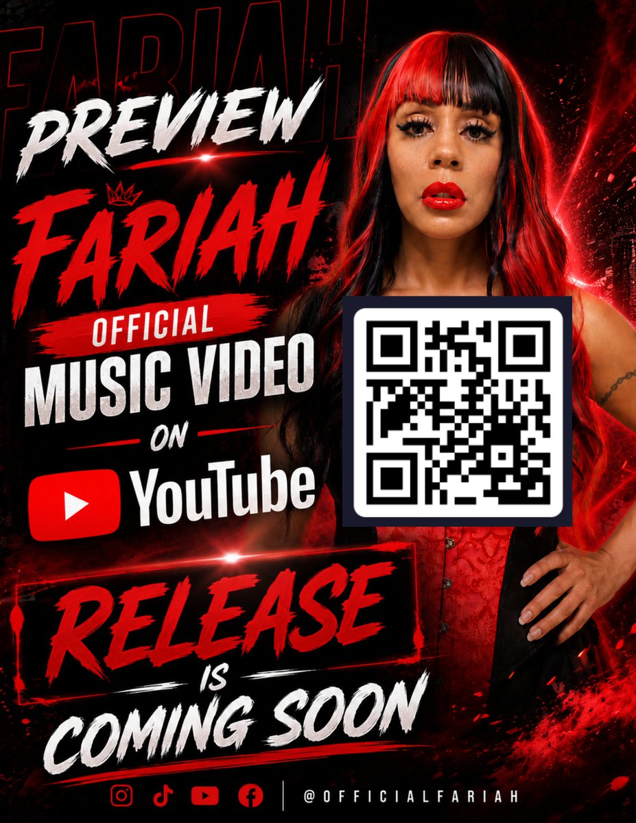 fariahofficial's tweet photo. Click on QR Code preview of the new music video on YouTube.
#fariah #musicvideo #music https://t.co/fFLIOuo8lM
