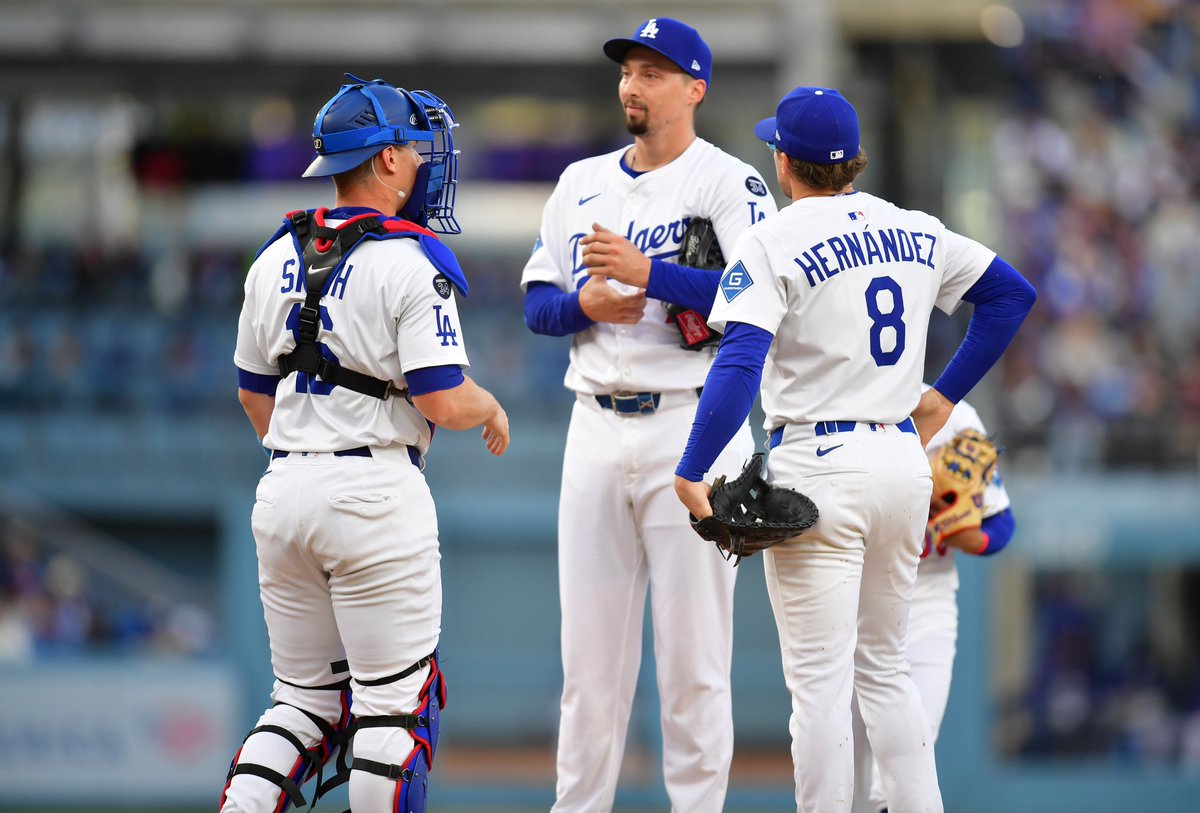nelson__espinal's tweet photo. The Dodgers' trade deadline plans are based on the team's health, and there are already two positive updates on a pair of veterans. 

Kike Hernandez and Blake Snell are starting their rehab assignments over the next two days, per @katiejwoo.

A big boost for October as they both should get at least a month of play to get sharp.