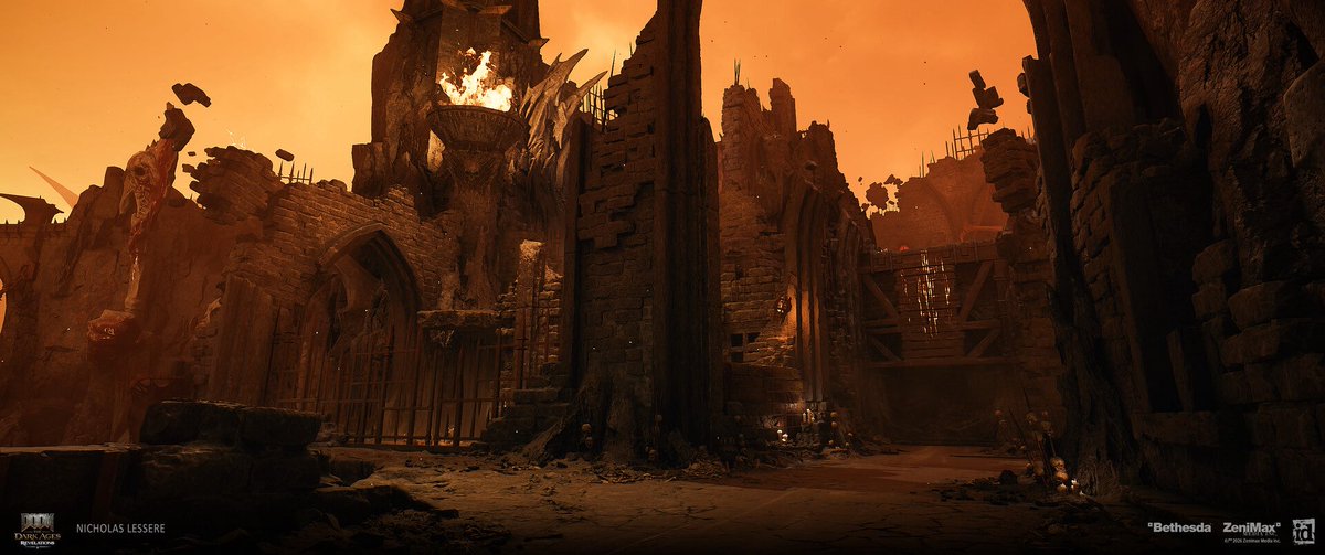 pixelslayerr's tweet photo. Thrilled to announce that I can finally share the work I did for DOOM: The Dark Ages | Revelations. Check it out! 

More here: https://t.co/eM9JKiWuEI

#doom #doomthedarkages #idsoftware https://t.co/wQMo7v7Uva