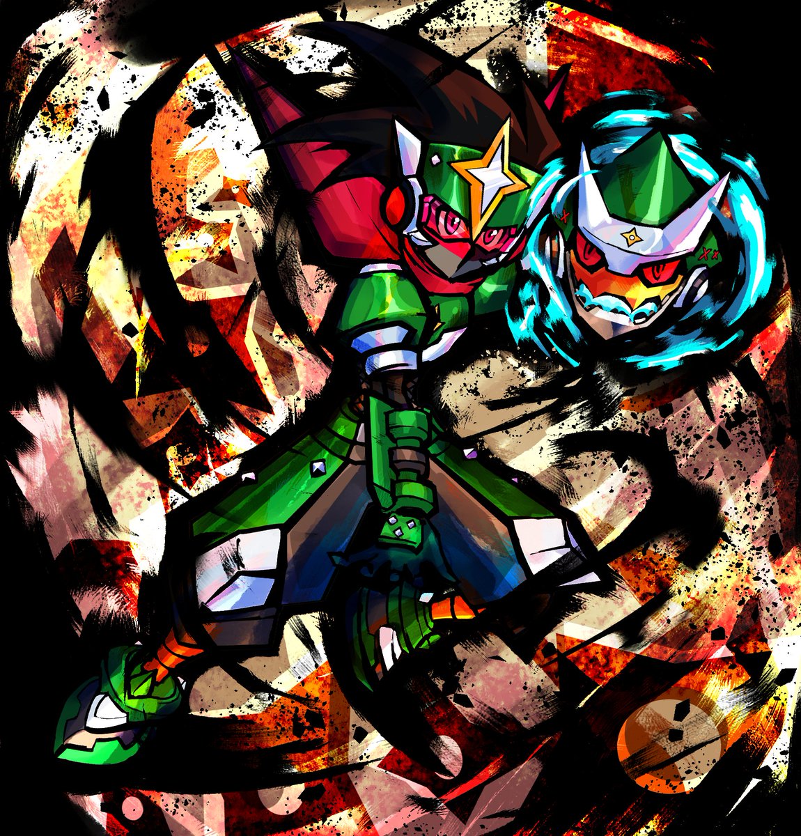 Navy_n_Azure's tweet photo. Wood Ninja
グリーンシノビ

#MMSF
#MegaManStarforce
#流星のロックマン https://t.co/A959TdSai2