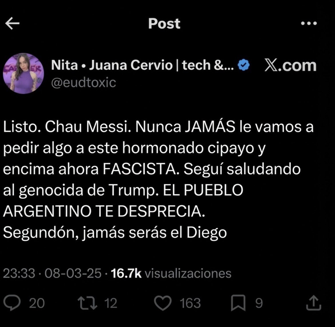 El Trumpista tweet media