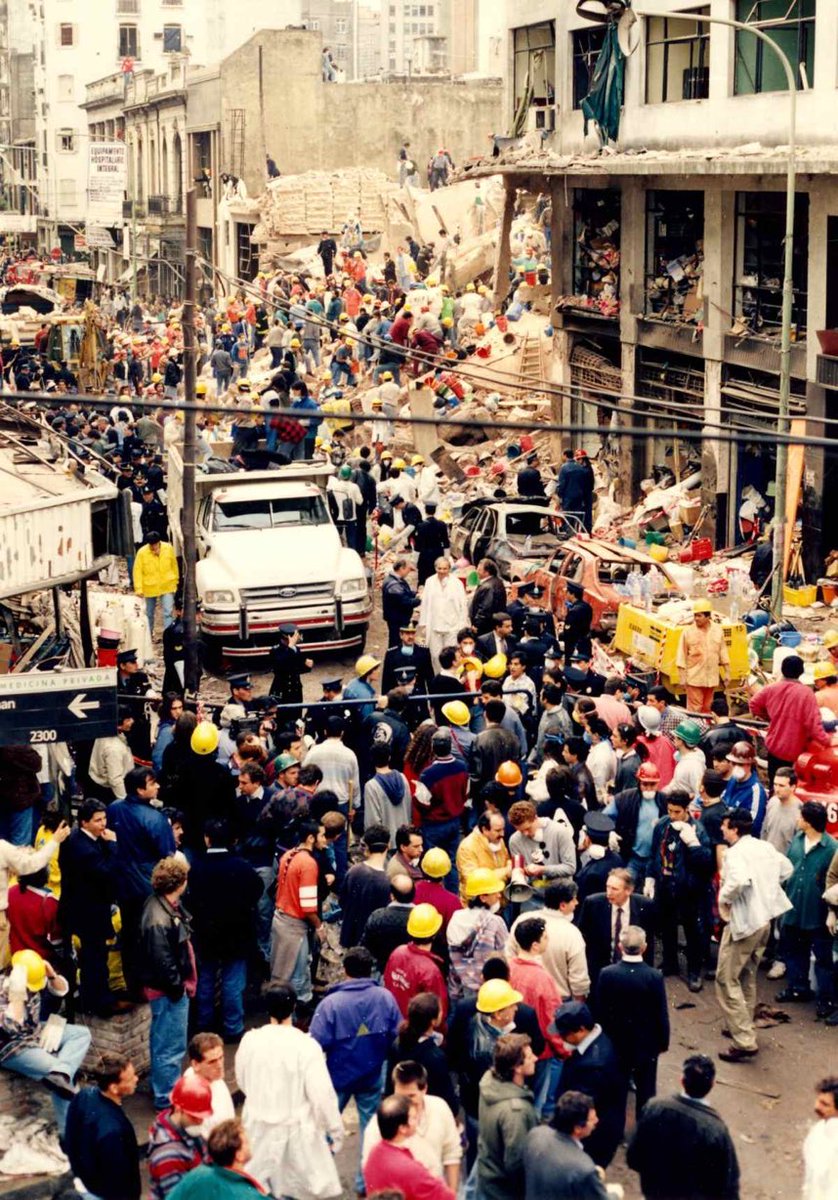 gbianchi2020's tweet photo. Treinta dos años del atentado a la AMIA en Buenos Aires. Gracias al kirchnerismo mucha impunidad. https://t.co/ZwkKsHfpbx