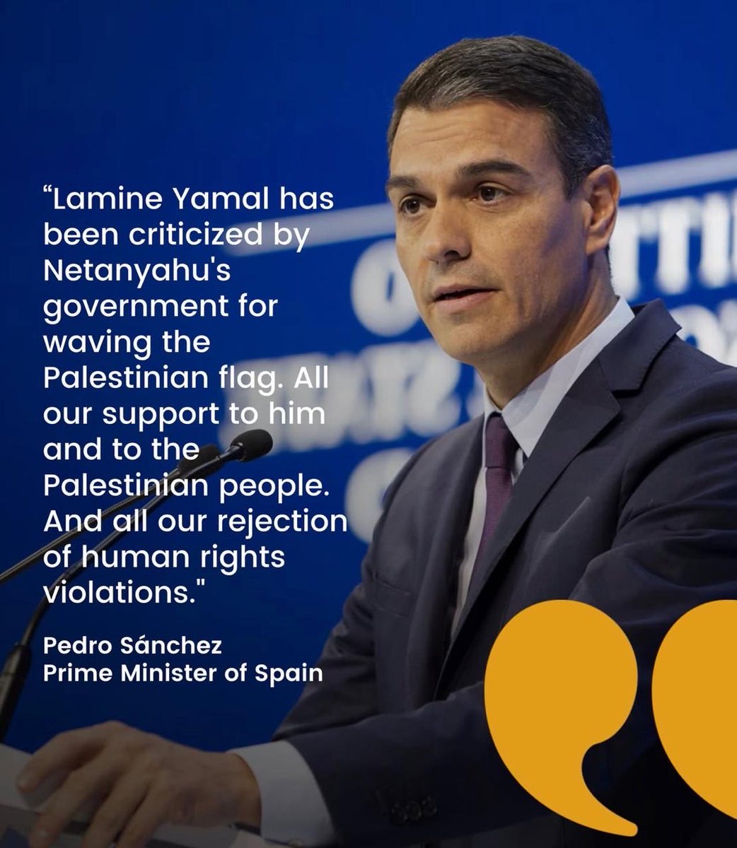 KhawajaMAsif's tweet photo. Hats off to HE Pedro Sánchez. The Palestinian people and humanity owe him a debt of gratitude. 🫡 https://t.co/cym8OVaWnA