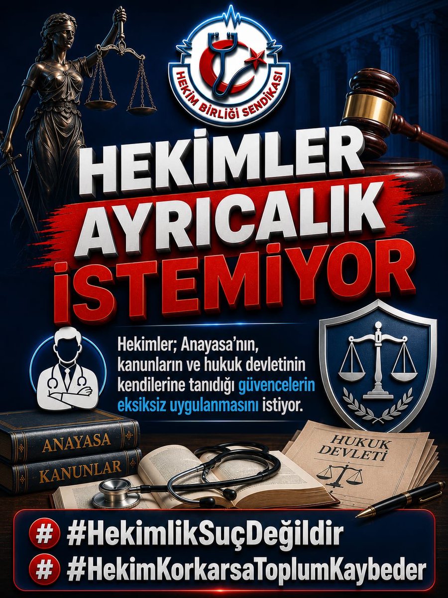haticecerci's tweet photo. Malpraktis sadece hekimlere mi? Bir hekimin 24 saat özgürlünün kısıtlanması nasıl değerlendirilecek https://t.co/WooF8A8tnB